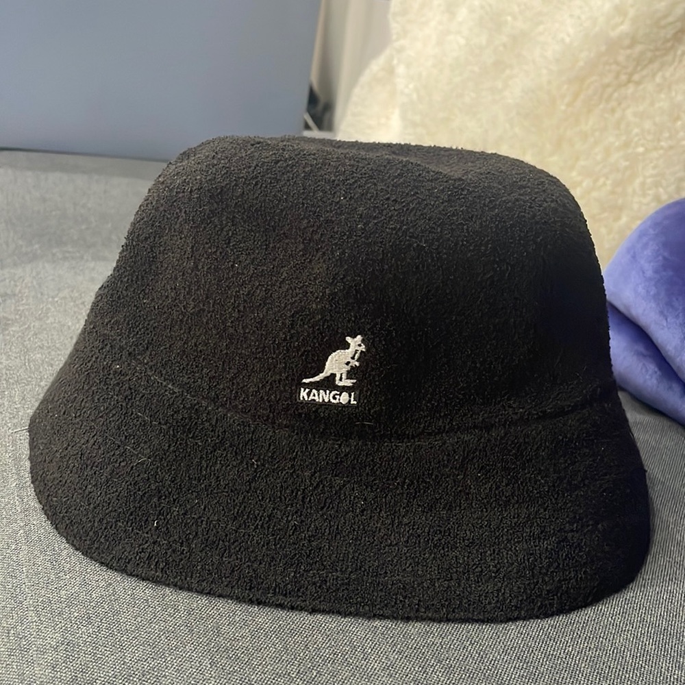 Kangol Black Bucket Hat